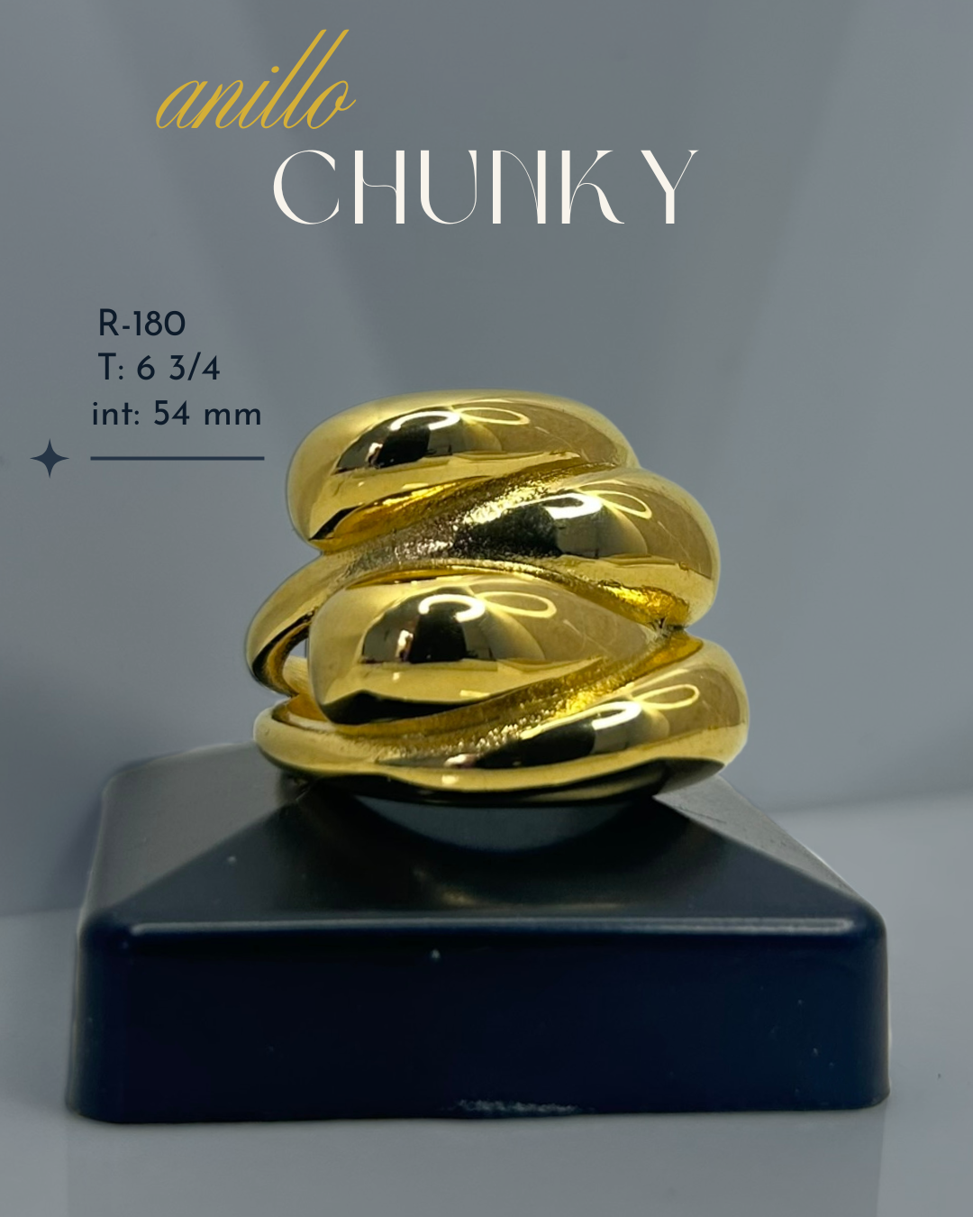 Anillo Chunky  R180