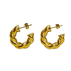 Aretes Hoops Trenzado - E191