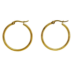Aretes Hoops + Textura