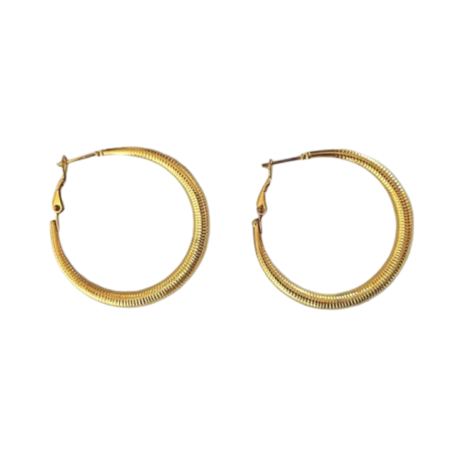 Aretes Hoops + Textura