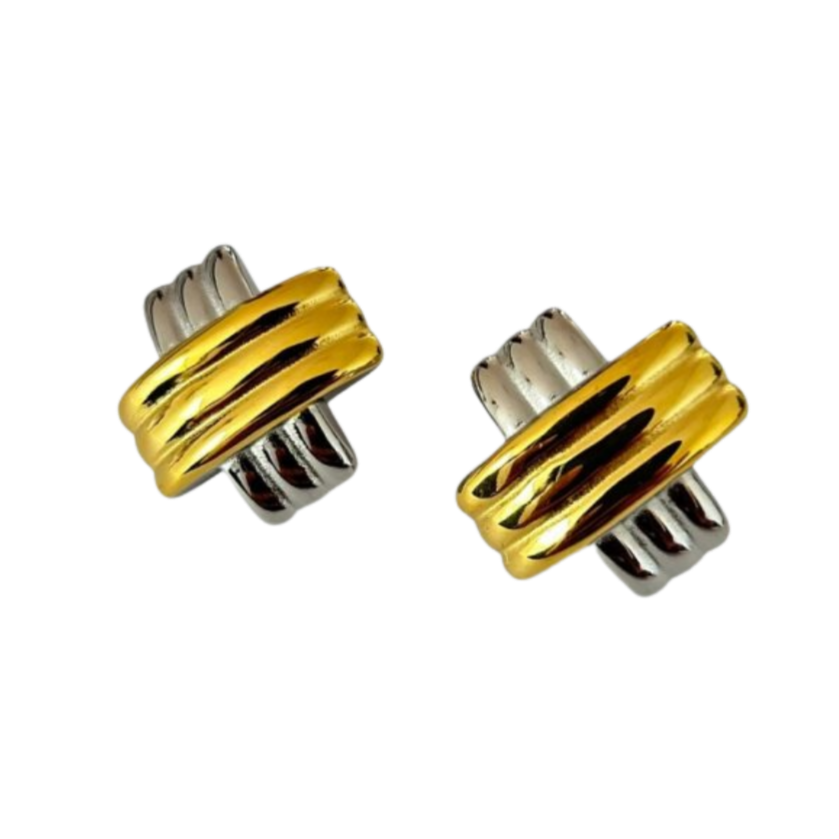 Aretes Dual Glow Chunky - E479