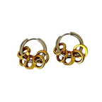 Aretes Dual Glow Hoops - E481