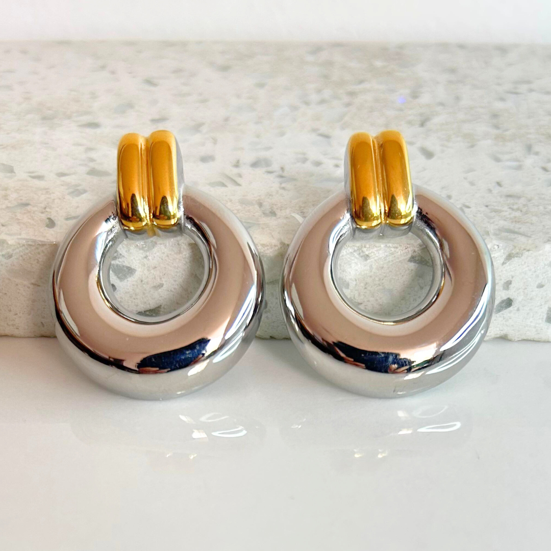 Aretes Dual Glow Chunky - E475