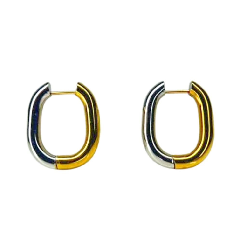 Aretes Dual Glow Hoops - E543