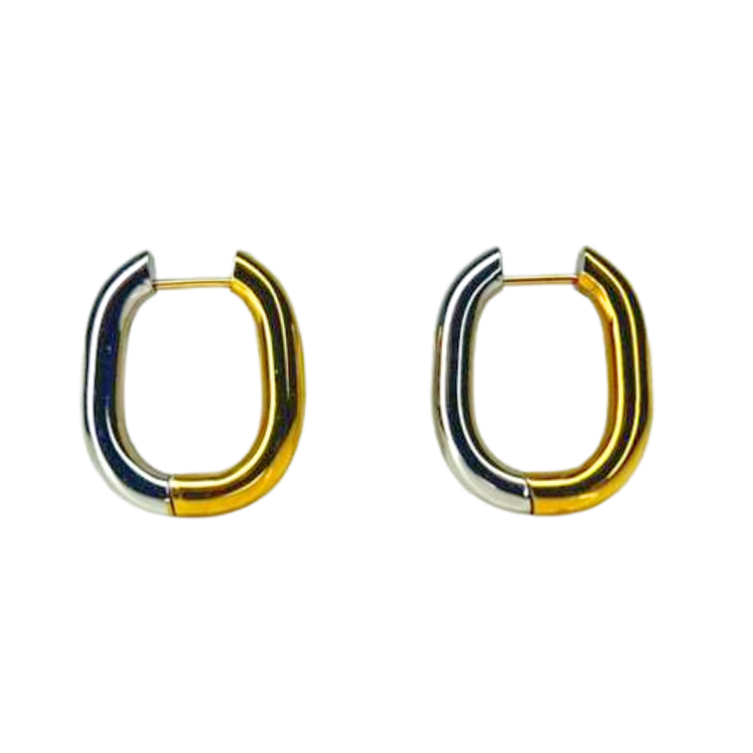 Aretes Dual Glow Hoops - E543