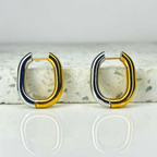 Aretes Dual Glow Hoops - E543