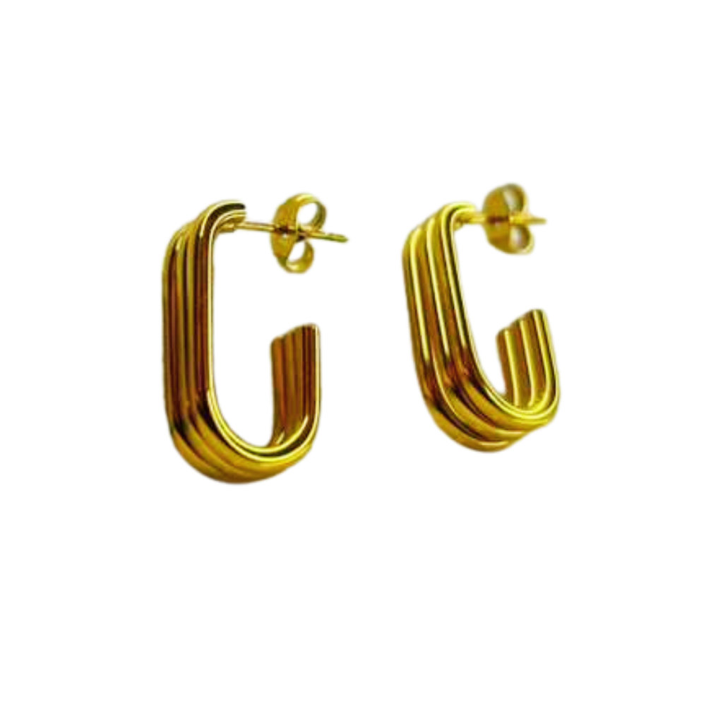 Aretes Hoops Doble