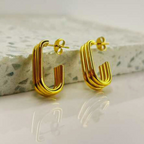 Aretes Hoops Doble