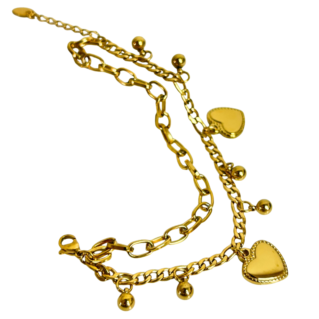 Pulsera Chunky Heart C034