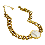 Pulsera Aura Nácar Chunky C039