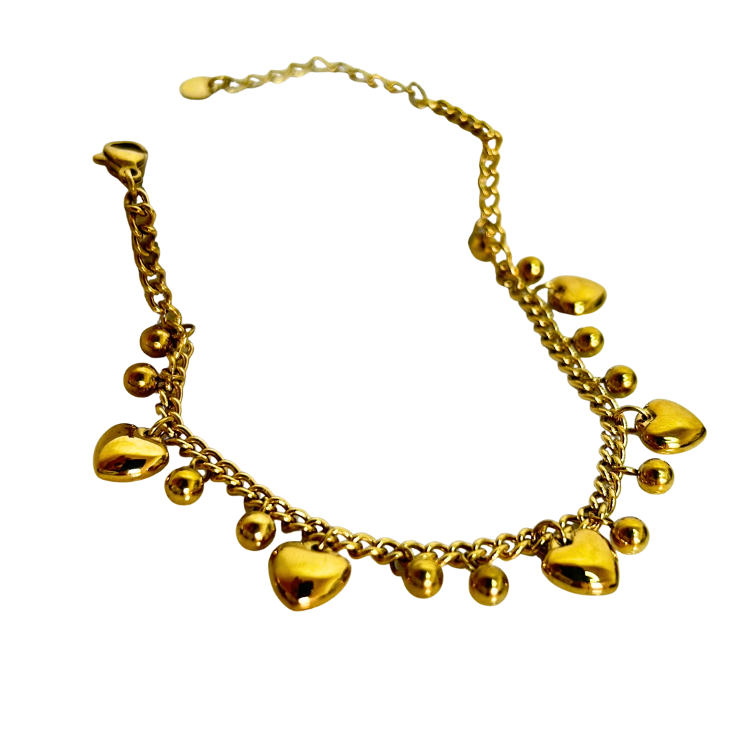 Pulsera  Chunky Chain Heart C150