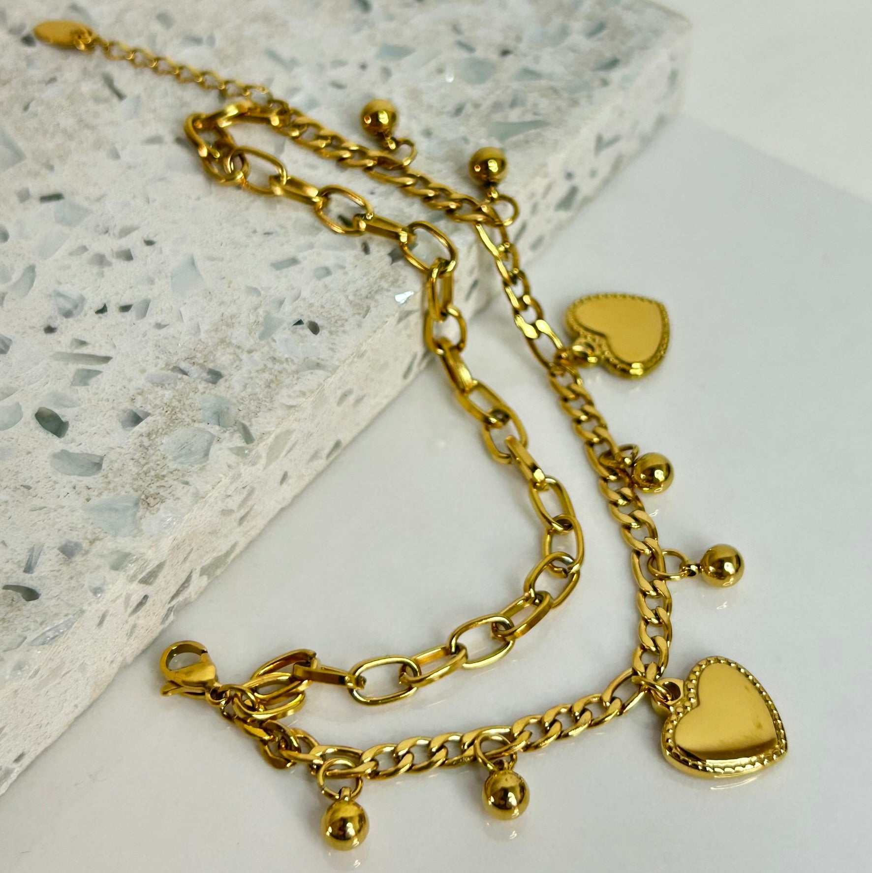 Pulsera Chunky Heart C034