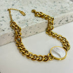 Pulsera Aura Nácar Chunky C039
