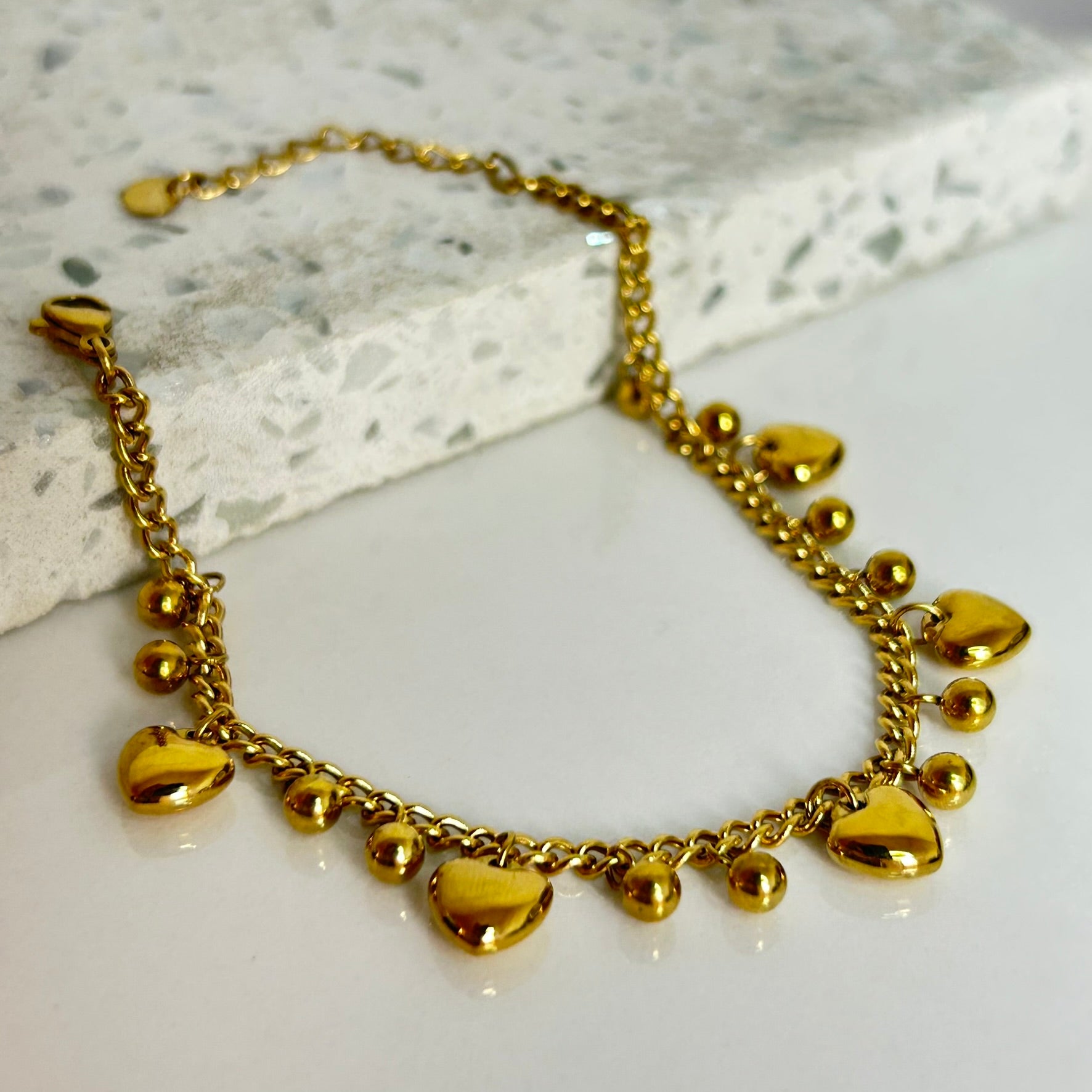 Pulsera  Chunky Chain Heart C150