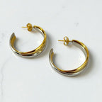 Aretes Dual Glow Hoops - E480