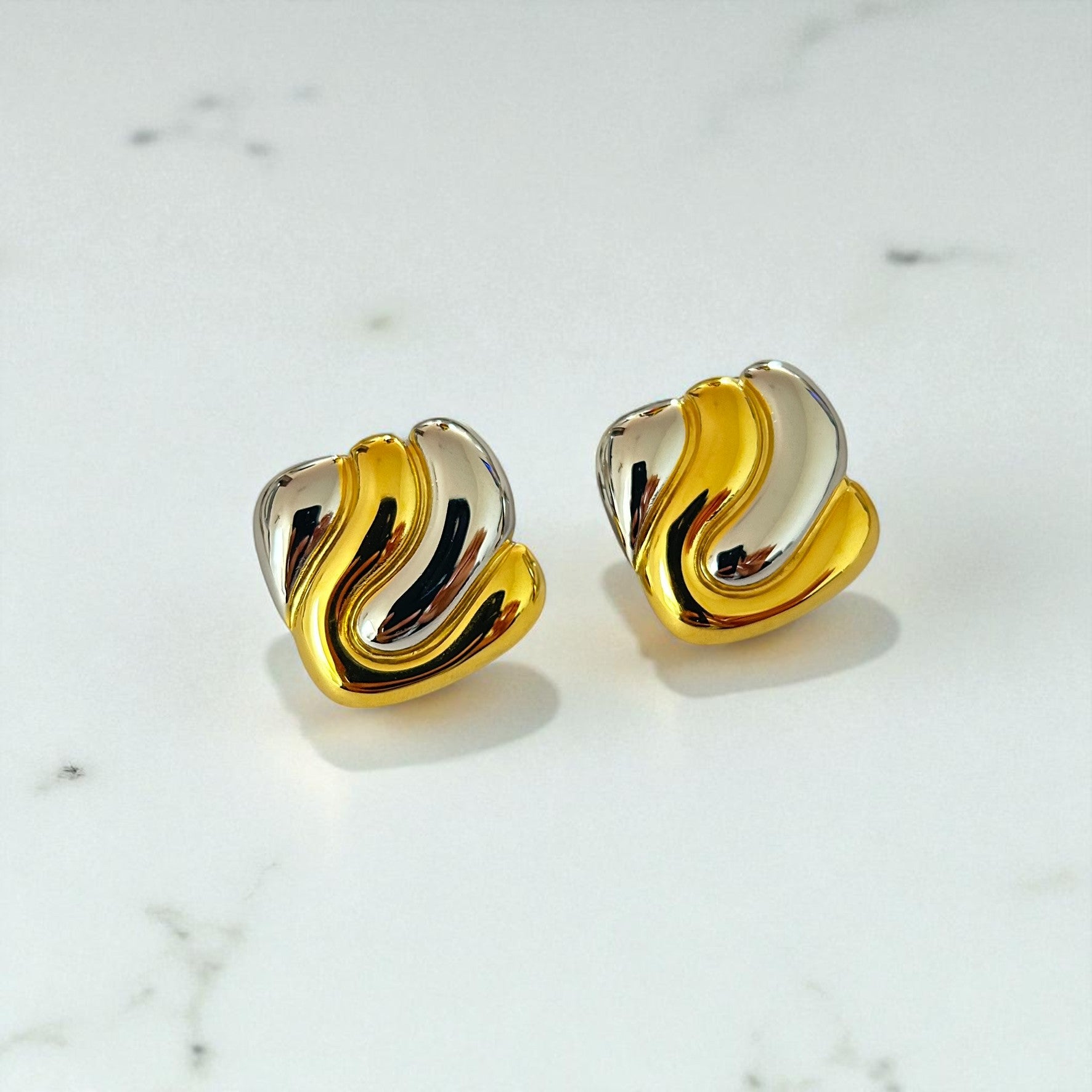 Aretes Dual Glow Chunky - E485