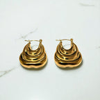Aretes Hoops Chunky - E525