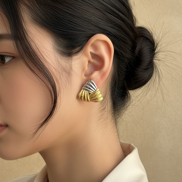 Aretes Dual Glow Chunky - E487