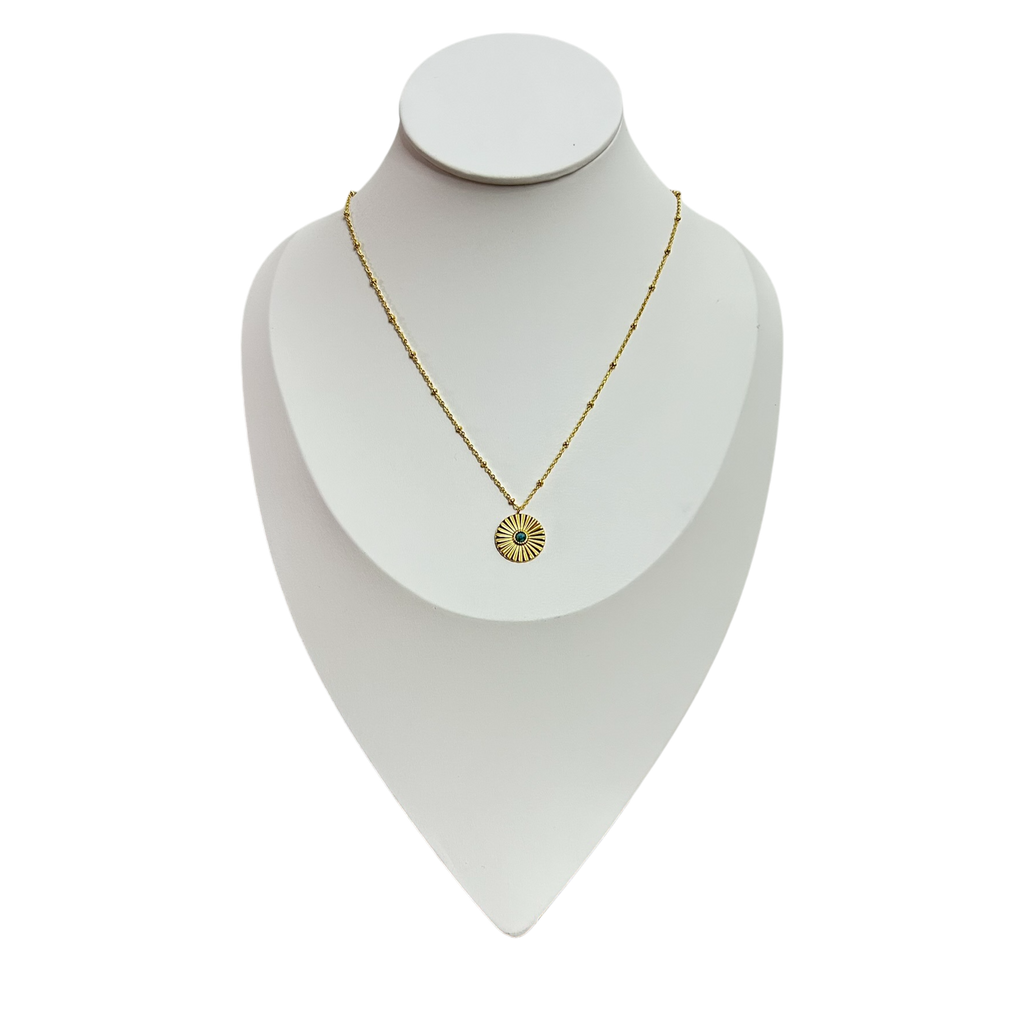 Collar Brillo Turquesa