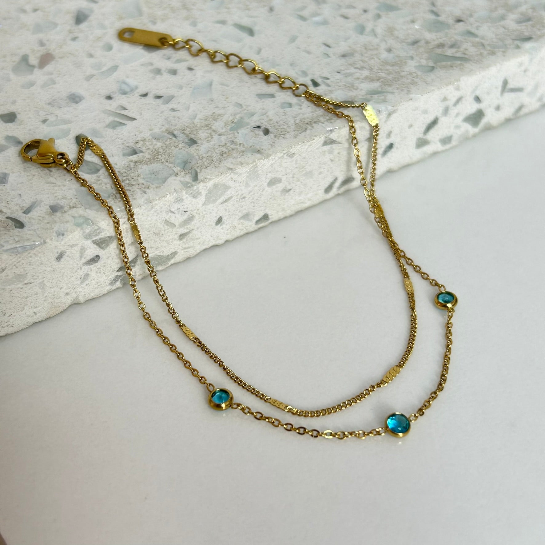 Pulsera  Brillo turquesa C205