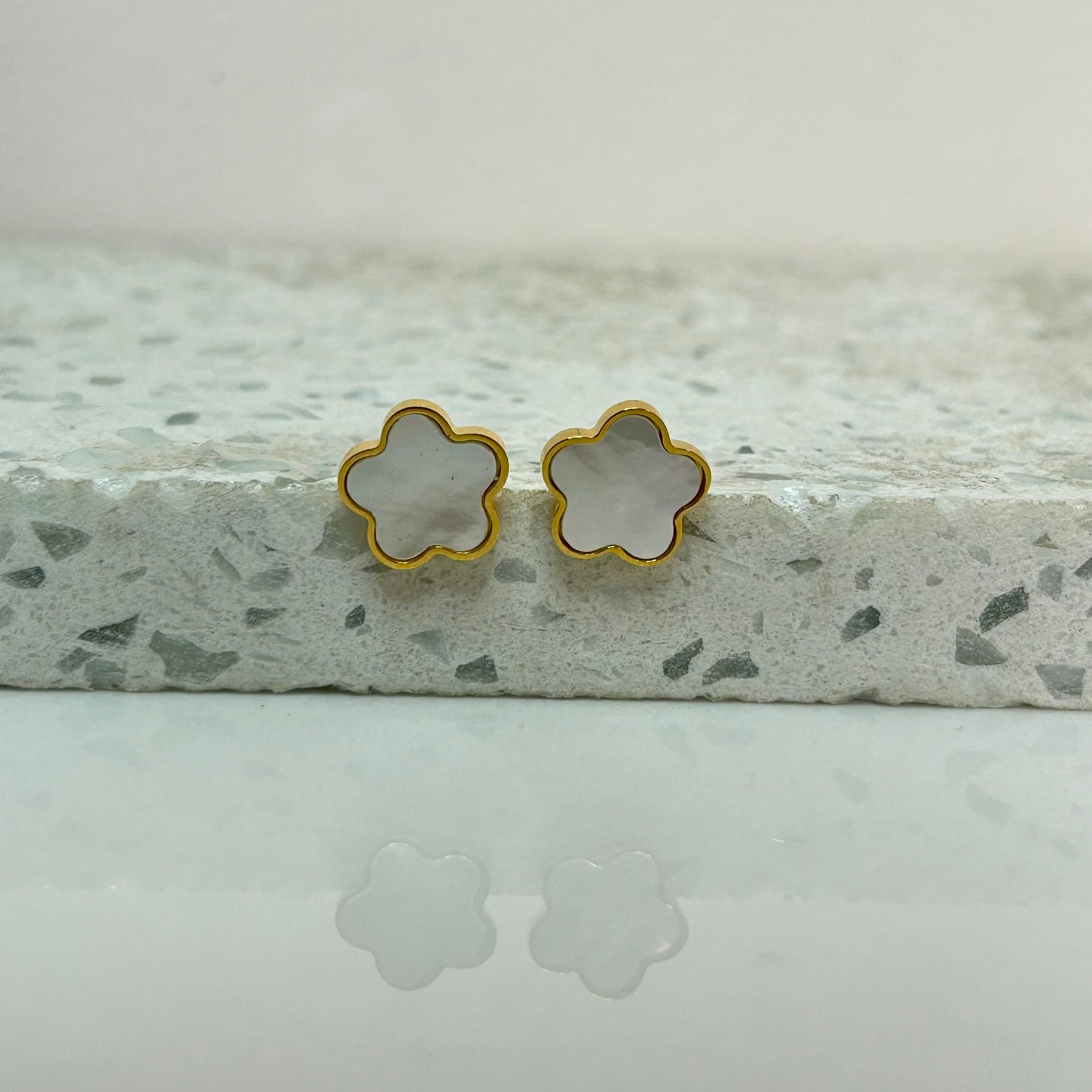 Aretes Aura Nácar - E213