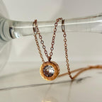 Collar Gold Rose - N014