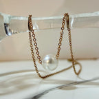 Collar Perla Serena gold rose N046