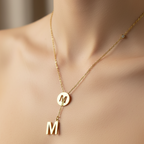 Collar Letra M - N031