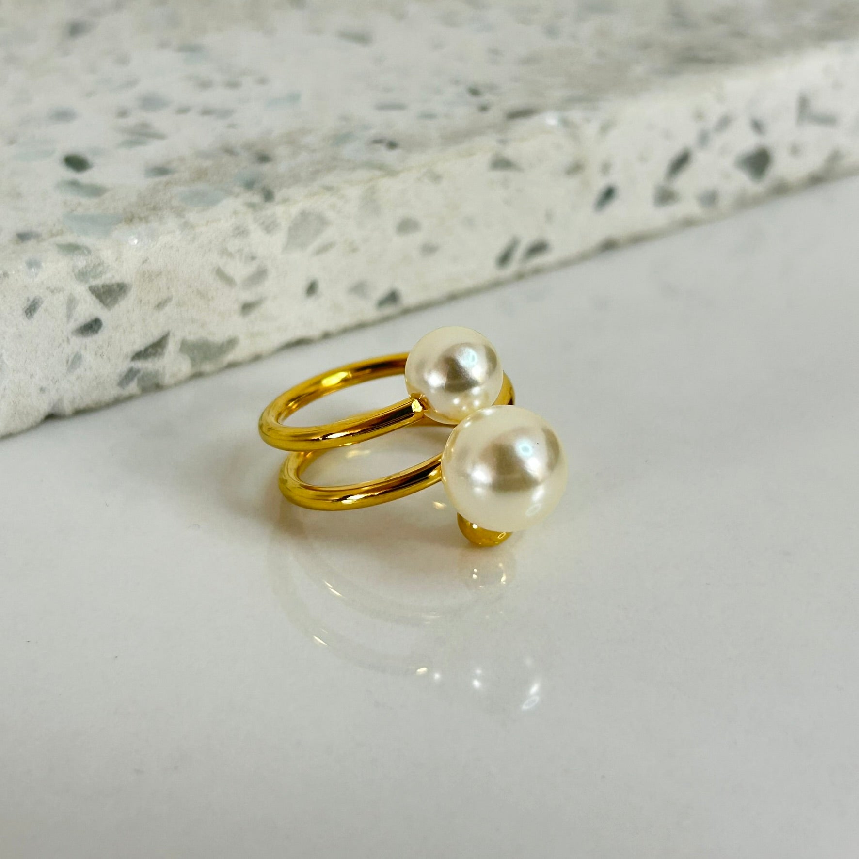 Anillo Perla Serena  R124