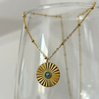 Collar Brillo Turquesa